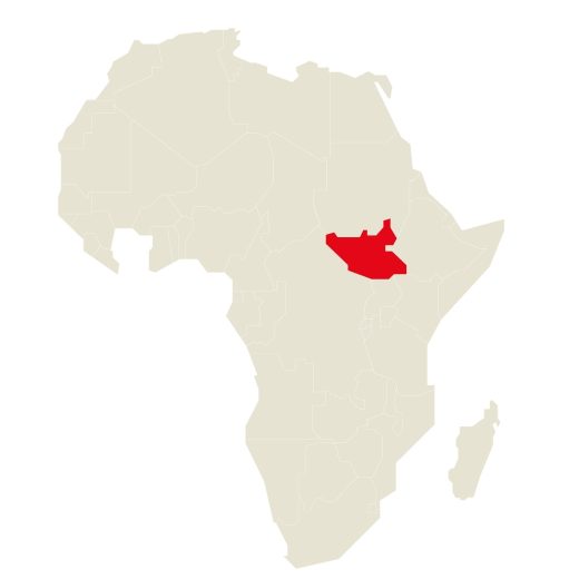 Karte Südsudan