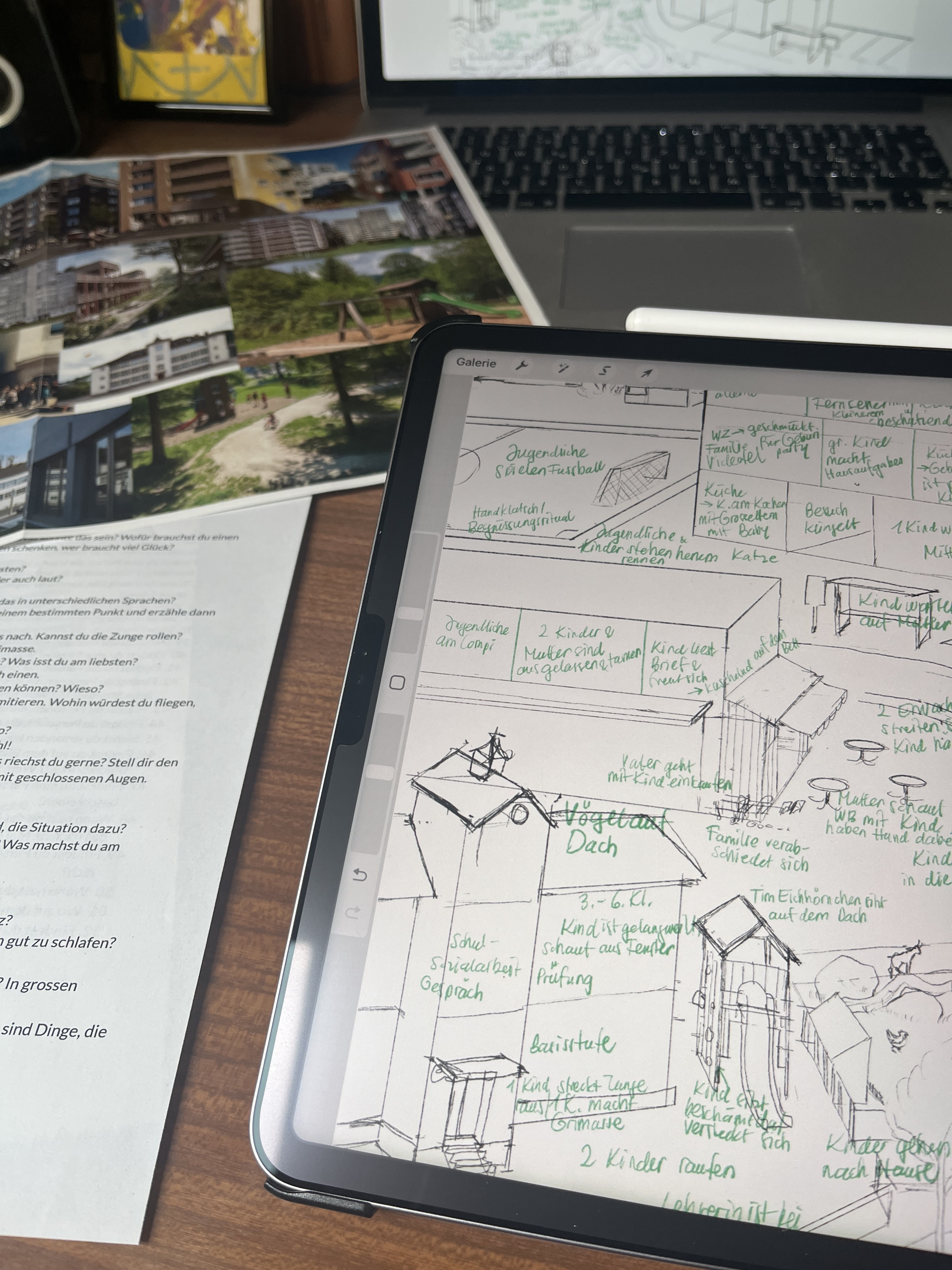 Wimmbelbild für Kinder inhaftierter Eltern