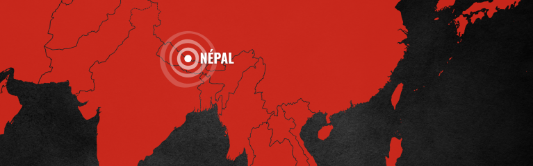 Aide d'urgence pour <br />
<b>le Népal</b